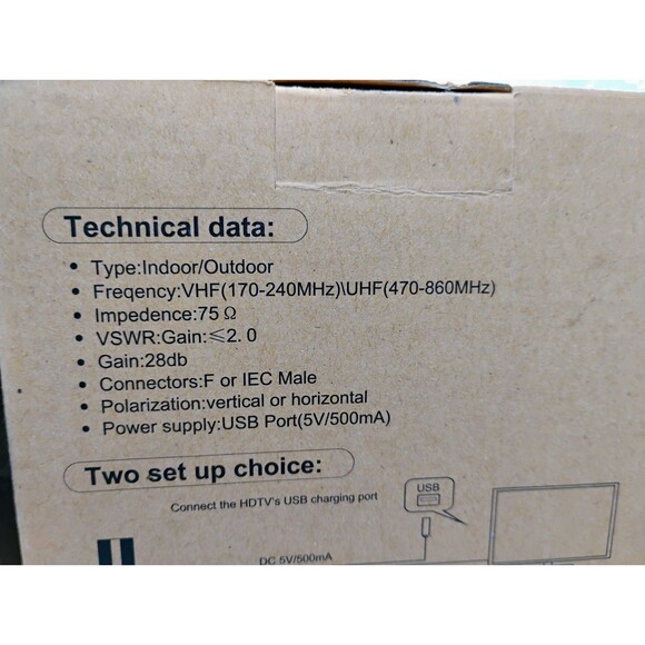 2023 Newest TV Antenna Up 550+ Miles, Antenna Tv Digital HD Indoors And Outdoors - Picture 11 of 16